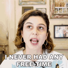I Never Had Any Free Time Scherezade Shroff GIF - I Never Had Any Free Time Scherezade Shroff I Didnt Have Any Free Time GIFs