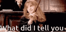 Hermione What GIF - Hermione What Did I GIFs