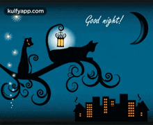 Good Night - Cats.Gif GIF - Good Night - Cats Good Night Good Night Wishes GIFs