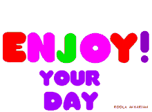 Animated Greeting Card Enjoy Your Day GIF - Animated Greeting Card Enjoy Your Day GIFs