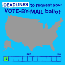 moveon deadlines vote by mail mail in voting ballot