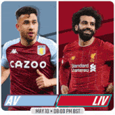 Aston Villa F.C. Vs. Liverpool F.C. Pre Game GIF - Soccer Epl English Premier League GIFs