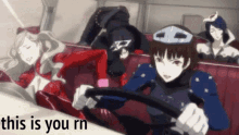goodnight lucy persona driveing persona morgana car persona5 persona5driving
