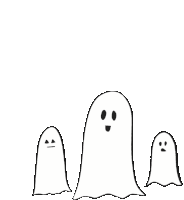 Ghost Halloween Sticker - Ghost Halloween Heathermore Stickers