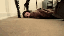 Father John Misty - Nancy From Now On GIF - Lying Down On The Floor Hostage Lying GIFs