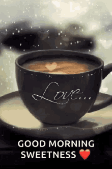 Good Morning Sweetness Coffee GIF - Good Morning Sweetness Coffee Love GIFs