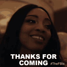Thanks For Coming Esme Langer GIF - Thanks For Coming Esme Langer Fbi Most Wanted GIFs