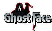 Ghost Face Text Sticker - Ghost Face Text Knife Stickers