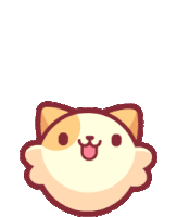 Cute Cat Hopper Sticker - Cute Cat Cat Hopper Stickers