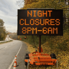 detour curfew night closures detour curfew night closures