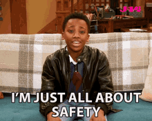 Im Just All About Safety Ramon Reed GIF - Im Just All About Safety Ramon Reed J14magazine GIFs