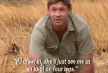 Steve Irwin Idiot On Four Legs GIF - Steve Irwin Idiot On Four Legs Crikey GIFs