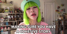 Making Sure You Have A Cohesive Story Goldie Chan GIF - Making Sure You Have A Cohesive Story Goldie Chan Goldiecylon GIFs