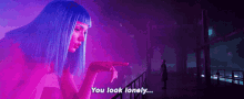 You Look Lonely Hologram GIF - You Look Lonely Hologram Blade Runner2049 GIFs