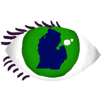 All Eyes On Michigan Detroit Sticker - All Eyes On Michigan Michigan Mi Stickers