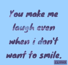 You Make Me Laugh Cliphy GIF - You Make Me Laugh Cliphy Love GIFs