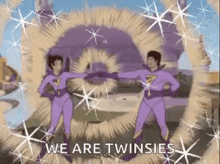 we are twinsies fist pump wonder twins sparkle
