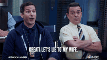 Great Lets Lie To My Wife Jake Peralta GIF - Great Lets Lie To My Wife Jake Peralta Andy Samberg GIFs