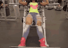Gym Exercise GIF - Gym Exercise Leg Press GIFs