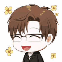 mystic messenger video game cute adorable smile