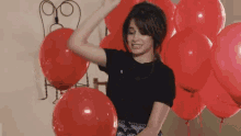 Camila Cabello Pop Balloon GIF - Camila Cabello Pop Balloon Popped GIFs