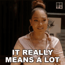 It Really Means A Lot Laila James GIF - It Really Means A Lot Laila James Games People Play GIFs