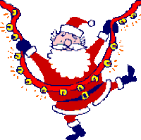 Santa Jingle Bells Sticker - Santa Jingle Bells Stickers