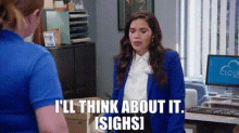 Superstore Amy Sosa GIF - Superstore Amy Sosa Ill Think About It GIFs