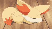 Pokemon Fennekin GIF - Pokemon Fennekin Sleeping GIFs