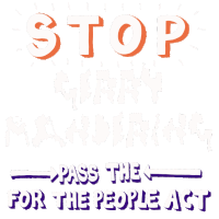 Stop Gerrymandering Pass The For The People Act Sticker - Stop Gerrymandering Pass The For The People Act Gerrymandering Stickers