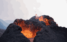 Volcano Eruption GIF - Volcano Eruption Iceland GIFs
