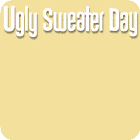 Ugly Sweater Day Christmas Sweater Sticker - Ugly Sweater Day Christmas Sweater Happy Ugly Sweater Day Stickers