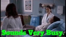 Greys Anatomy Amelia Shepherd GIF - Greys Anatomy Amelia Shepherd Sounds Very Busy GIFs