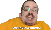 Acting All Drunk Acting Drunk Sticker - Acting All Drunk Acting Drunk Faking It Stickers