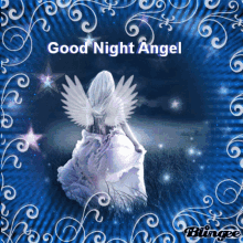 Boa Noite Meu Anjo / Anjinho / Inocente / Santo GIF - Good Night Angel ...