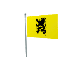 Vlag Vlaamse Leeuw Sticker - Vlag Vlaamse Leeuw Vlag Van Vlaanderen Stickers