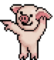 Pig Dancing Sticker - Pig Dancing Smiling Stickers