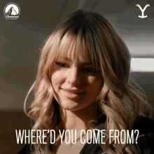 Whered You Come From Hassie Harrison GIF - Whered You Come From Hassie Harrison Laramie GIFs