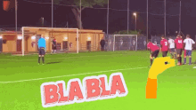bomber bla bla soccer kick