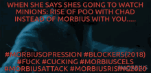 Morbius Morbius Movie GIF - Morbius Morbius Movie Cock Block GIFs