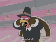Revenge!!!! - Simpsons GIF - Revenge Vengeance Turkey Revenge GIFs