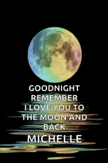 Goodnight Love You GIF - Goodnight Love You Moon GIFs