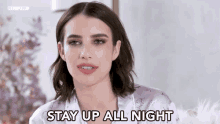 Stay Up All Night Wide Awake GIF - Stay Up All Night Wide Awake Nocturnal GIFs