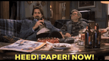 Mike Myers So I Married An Axe Murderer GIF - Mike Myers So I Married An Axe Murderer Heed Paper Now GIFs