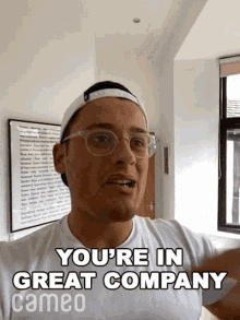Youre In Great Company Michael Chakraverty GIF - Youre In Great Company Michael Chakraverty Congrats GIFs