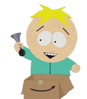 Happy Butters Sticker - Happy Butters South Park Stickers