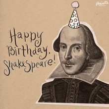 Shakespeare Happy Birthday GIF - Shakespeare Happy Birthday Hbd GIFs