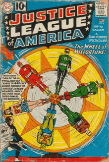 Justice League Of America Wheel GIF - Justice League Of America Wheel Misfortune GIFs
