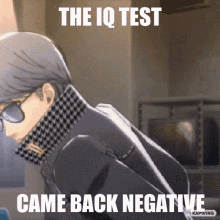 Persona4 Specialist GIF - Persona4 Specialist The Iq Test Came Back Negative GIFs