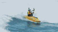 Jumping With My Kayak Red Bull GIF - Jumping With My Kayak Red Bull Turn Around GIFs